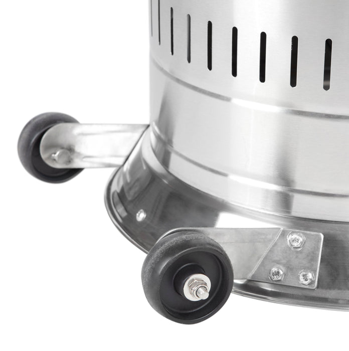 Fire Sense 01775 - Stainless Steel Commercial Patio Heater - Silver