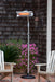 Fire Sense 02117 - Stainless Steel Telescoping Offset Pole Mounted Infrared Patio Heater - Silver