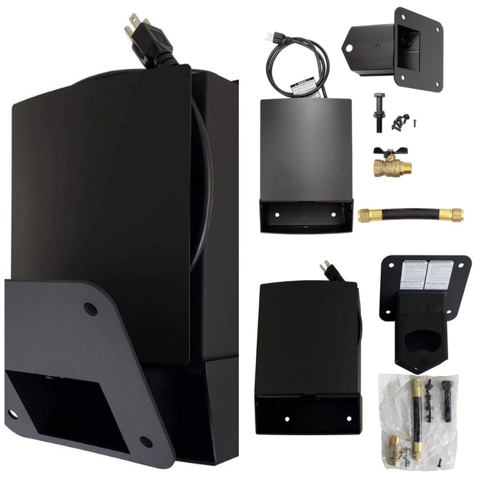 BROMIC BH0420034 Tungsten Electric 4000W 208V 19.23A Infrared Radiant Patio Heater - 44 x 3.5 x 8.5 in. - Black