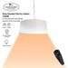 Paragon Outdoor OH-WH1500-3E - SOL Pendent Electric Heater - 29.1 in. x 29.1 in. x 12.6 in. - White