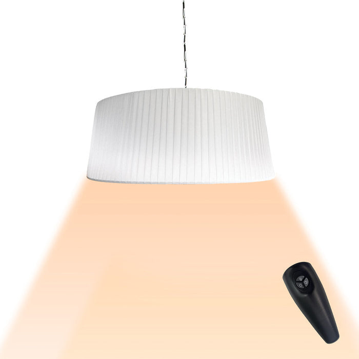 Paragon Outdoor OH-WH1500-3E - SOL Pendent Electric Heater - 29.1 in. x 29.1 in. x 12.6 in. - White