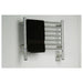 Amba Products HSB Jeeves Model H Straight 7-Bar Hardwired Towel Warmer - 4.5 x 21.25 x 18.75 in. - Brushed Finish