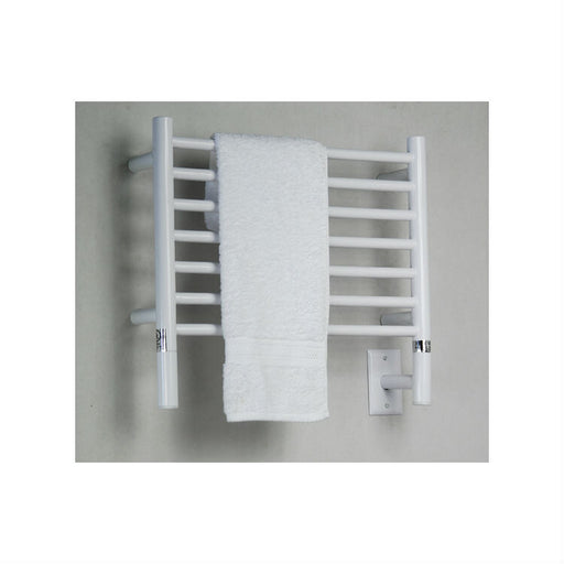 Amba Products HSW Jeeves Model H Straight 7-Bar Hardwired Towel Warmer - 4.5 x 21.25 x 18.75 in. - White Finish