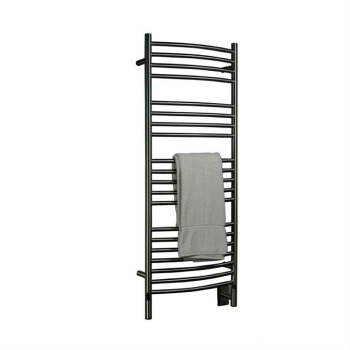 Amba Products DCB Jeeves Model D Curved 20-Bar Hardwired Towel Warmer - 6.5 x 21.25 x 53.5 in. - Brushed Finish