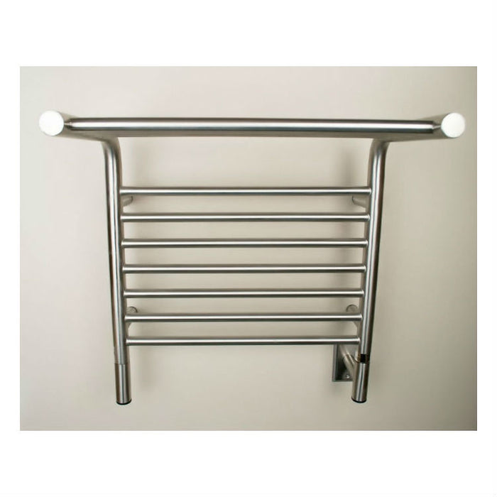 Amba Products MSB Jeeves Model M Shelf 11-Bar Hardwired Towel Warmer - 15.25 x 21.25 x 22.75 in. - Brushed Finish