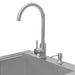 PGS Patio Grill Part - SINK/BAR/FAUCET: 21" DROP IN W/ COVER