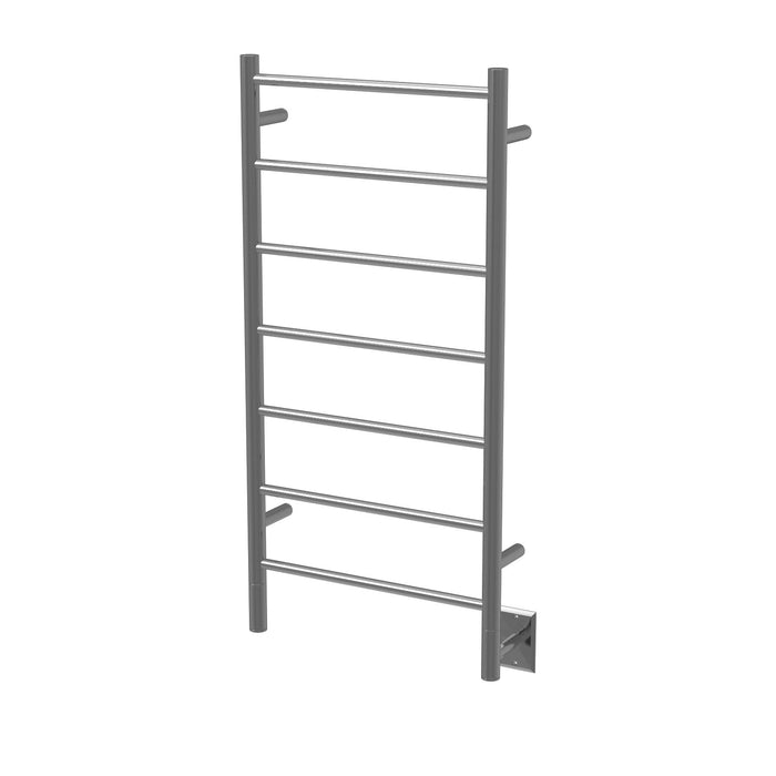 Amba Products FSB Jeeves Model F Straight 7-Bar Hardwired Drying Rack Towel Warmer - 4.5 x 21.25 x 41.75 in. - Brushed Finish