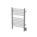 Amba Products ESB Jeeves Model E Straight 12-Bar Hardwired Towel Warmer - 4.5 x 21.25 x 31.75 in. - Brushed Finish