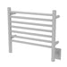 Amba Products HSW Jeeves Model H Straight 7-Bar Hardwired Towel Warmer - 4.5 x 21.25 x 18.75 in. - White Finish