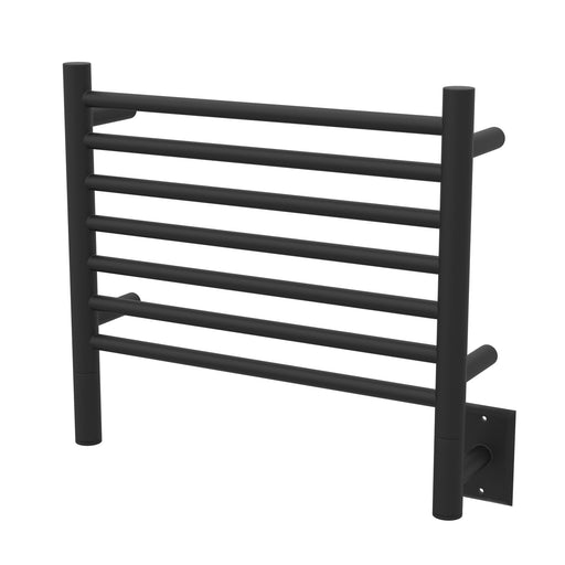 Amba Products HSMB Jeeves Model H Straight 7-Bar Hardwired Towel Warmer - 4.5 x 21.25 x 18.75 in. - Matte Black Finish