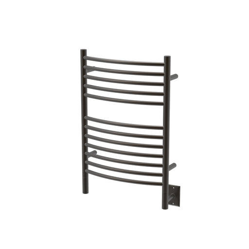 Amba Products ECO Jeeves Model E Curved 12-Bar Hardwired Towel Warmer - 6.5 x 21.25 x 31.75 in. - Oil Rubbed Bronze Finish