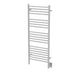 Amba Products DSW Jeeves Model D Straight 20-Bar Hardwired Towel Warmer - 4.5 x 21.25 x 53.5 in. - White Finish