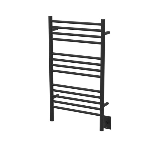 Amba Products CSMB Jeeves Model C Straight 13-Bar Hardwired Towel Warmer - 4.5 x 21.25 x 36.75 in. - Matte Black Finish