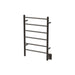 Amba Products JSO Jeeves Model J Straight 6-Bar Hardwired Drying Rack Towel Warmer - 4.5 x 21.25 x 31.75 in. - Oil Rubbed Bronze Finish