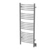 Amba Products DCB Jeeves Model D Curved 20-Bar Hardwired Towel Warmer - 6.5 x 21.25 x 53.5 in. - Brushed Finish