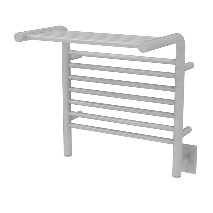 Amba Products MSW Jeeves Model M Shelf 11-Bar Hardwired Towel Warmer - 15.25 x 21.25 x 22.75 in. - White Finish