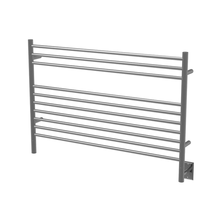 Amba Products LSB Jeeves Model L Straight 10-Bar Hardwired Towel Warmer - 4.5 x 40.25 x 27.75 in. - Brushed Finish