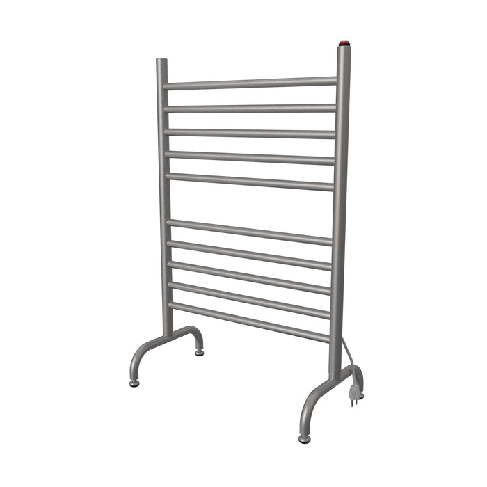 Amba Products SAFSB-24 Solo 24-Inch Freestanding Towel Warmer - 11.875 x 23.625 x 38 in. - Brushed Finish