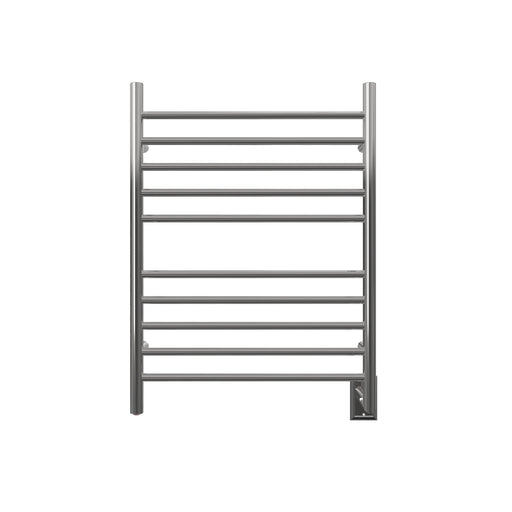 Amba Products RWH-SP Radiant Straight 10-Bar Hardwired + Plug-in Combo Towel Warmer - 4.75 x 24.5 x 31.875 in. - Polished Finish