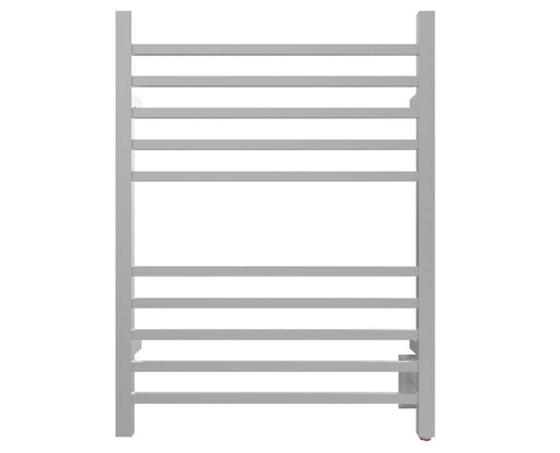 Amba Products RSWH-B Radiant 10-Bar Square Hardwired + Plug-in Combo Towel Warmer - 4.75 x 24.5 x 31.5 in. - Brushed Finish