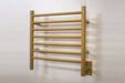 Amba Products RWHS-SSB Radiant 7-Bar Small Hardwired Plug-in Combo Towel Warmer - 4.75 x 20.5 x 20.125 in. - Satin Brass Finish