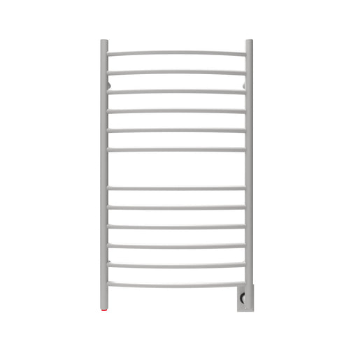 Amba Products RWHL-CB Radiant Curved 12-Bar Large Hardwired + Plug-in Combo Towel Warmer - 5.75 x 24.5 x 41.75 in. - Brushed Finish