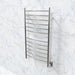 Amba Products RWHL-CP Radiant Curved 12-Bar Large Hardwired + Plug-in Combo Towel Warmer - 5.75 x 24.5 x 41.75 in. - Polished Finish