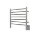 Amba Products RWHS-SB Radiant 7-Bar Small Hardwired + Plug-in Combo Towel Warmer - 4.75 x 20.5 x 20.125 in. - Brushed Finish