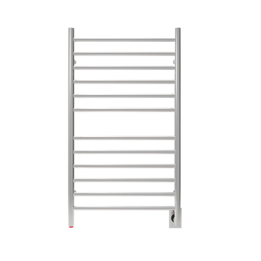 Amba Products RWHL-SP Radiant Straight 12-Bar Large Hardwired + Plug-in Combo Towel Warmer - 4.75 x 24.5 x 41.75 in. - Polished Finish