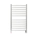 Amba Products RWHL-CP Radiant Curved 12-Bar Large Hardwired + Plug-in Combo Towel Warmer - 5.75 x 24.5 x 41.75 in. - Polished Finish