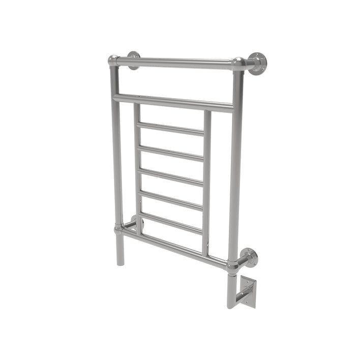 Amba Products T-2536PN Traditional Model 8-Bar Hardwired  Towel Warmer - 5.375 x 25.25 x 36.375 in. - Polished Nickel Finish