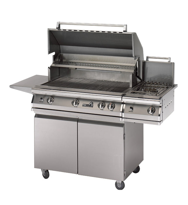 PGS Legacy Series S36CART Wheeled Cart Base For 39 Inch Pacifica Outdoor Patio Gas Grill Head - 39 x 25 x 31 in. - Stainless Steel Color