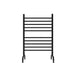 Amba Products SAFSMB-24 Solo 24-Inch Freestanding Towel Warmer - 11.875 x 23.625 x 38 in. - Matte Black Finish