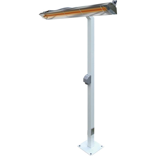 Infratech 22 1253 8 Ft. Pole Mount For 48 Inches Heaters - White Color