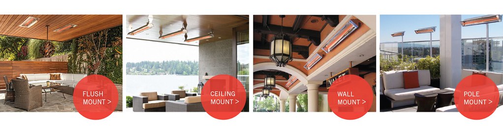 Infratech WD Series Dual Element WD5024SS 5000 Watts 240V 20.8 Amps Infrared Electric Patio Heater 39 x 8 x 3 in. Stainless Steel Color