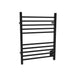 Amba Products RSWH-MB Radiant 10-Bar Square Hardwired + Plug-in Combo Towel Warmer - 4.75 x 24.5 x 31.5 in. - Matte Black Finish