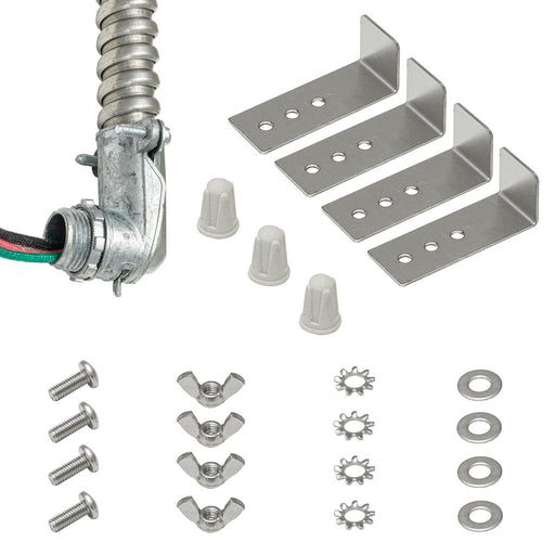 Infratech Heater Part - Whip and Clips for Flush Mounts