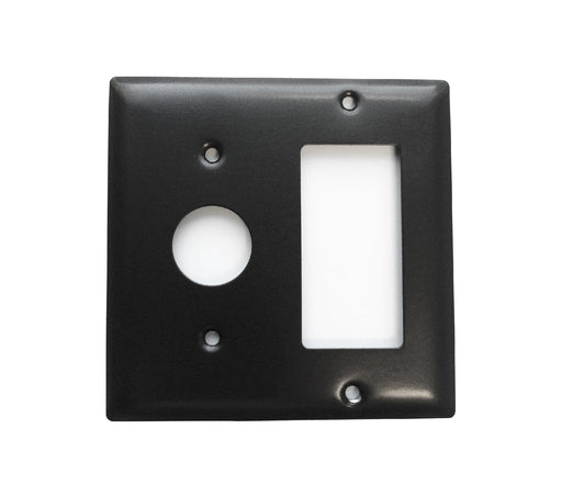 Amba Products Controller AJ-DGP-O Jeeves Double Gang Plate - 0.5 x 4.5 x 4.5 in. - Oil Rubbed Bronze Finish