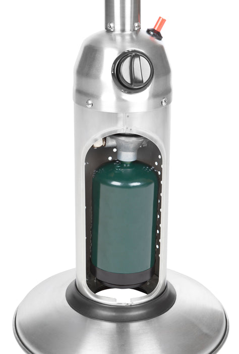 Fire Sense 60262 - Stainless Steel Table Top Patio Heater - Silver