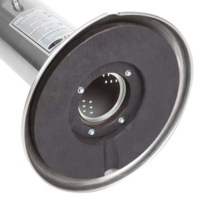 Fire Sense 60262 - Stainless Steel Table Top Patio Heater - Silver
