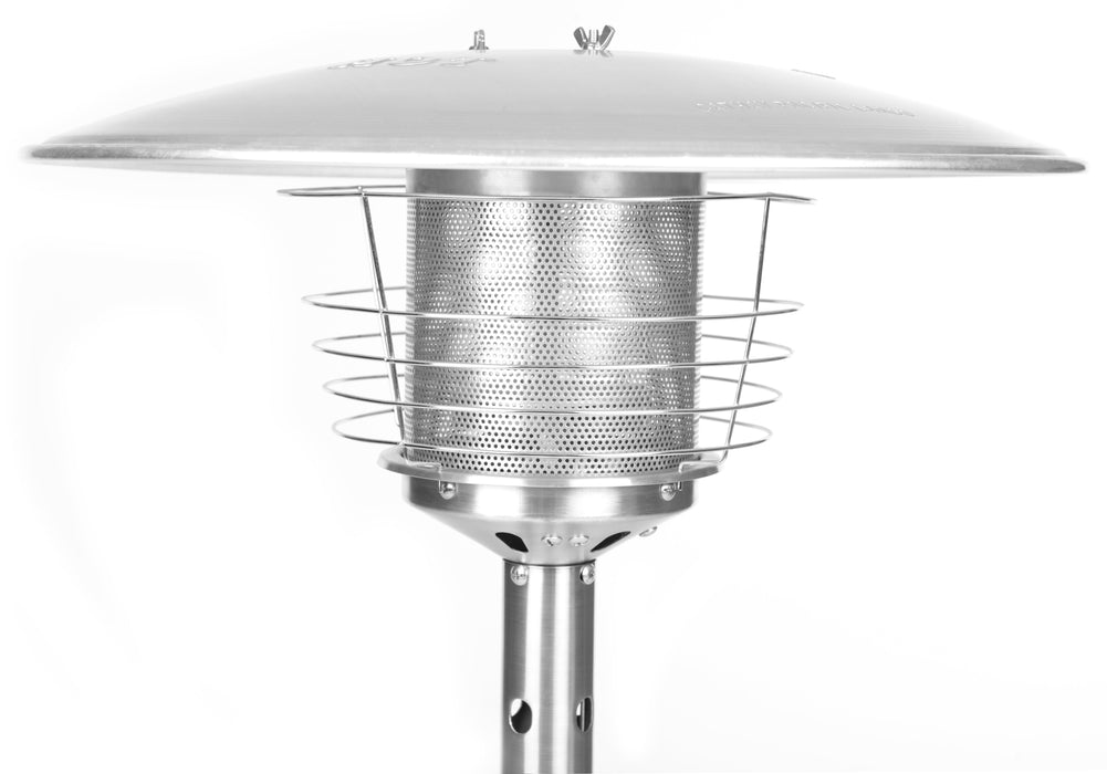 Fire Sense 60262 - Stainless Steel Table Top Patio Heater - Silver