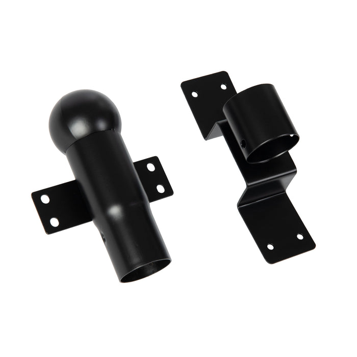 Fire Sense 60460 - Black Steel Wall Mounted Infrared Patio Heater - Black