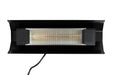 Fire Sense 60460 - Black Steel Wall Mounted Infrared Patio Heater - Black
