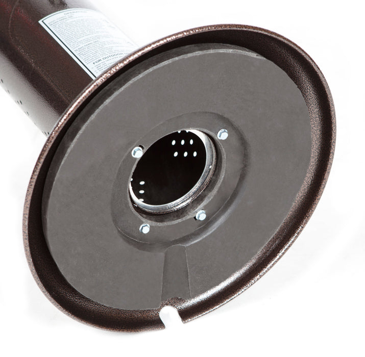 Fire Sense 61322 - Hammered Bronze Finish Table Top Patio Heater - Brown