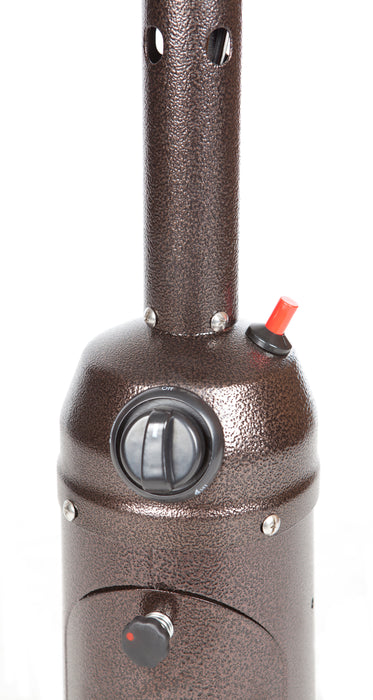 Fire Sense 61322 - Hammered Bronze Finish Table Top Patio Heater - Brown