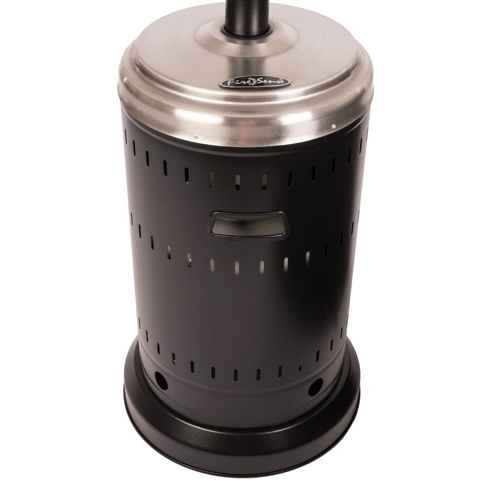 Fire Sense 63009 - Onyx And Stainless Steel Finish Patio Heater - Silver