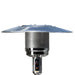 Fire Sense 63009 - Onyx And Stainless Steel Finish Patio Heater - Silver