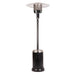 Fire Sense 63009 - Onyx And Stainless Steel Finish Patio Heater - Silver