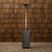Fire Sense 64381 - Square Pyramid Flame Patio Heater in Hammered Platinum - Black
