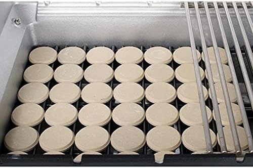 PGS A-Series A40NG 26 Inch Natural Gas Outdoor Patio Gas Grill Head on AB PED Aluminum Pedestal Kit and ANC Black Wheeled Base